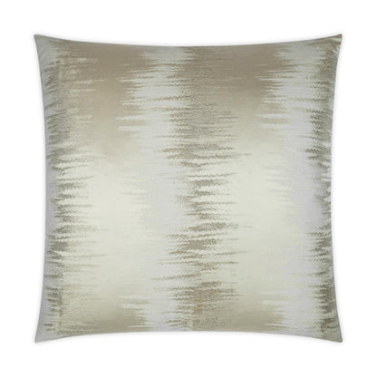 Oceana Ivory Glam Abstract Ivory Gold Large Throw Pillow With Insert Throw Pillows LOOMLAN By D.V. Kap