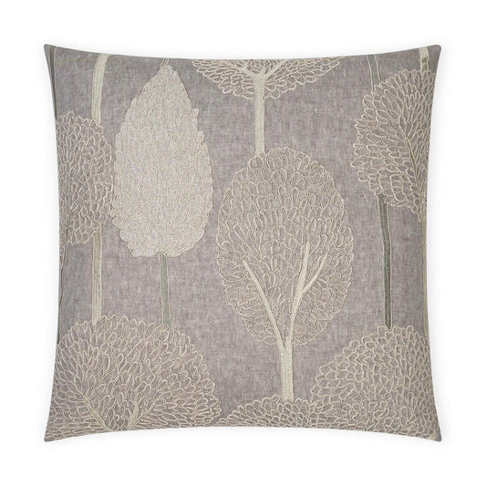 D.V. Kap Pando Stone Floral Grey Large Throw Pillow Insert