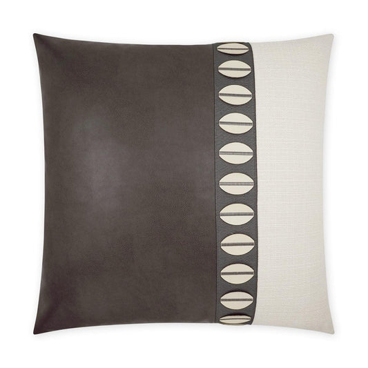 D.V. Kap Paros Band Grey Large Throw Pillow Insert