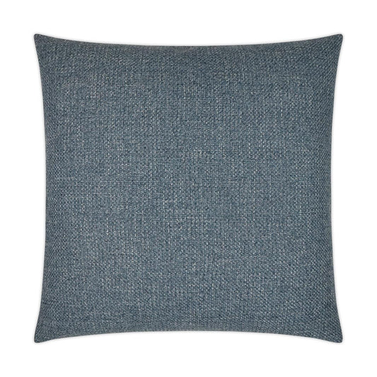 Prelude Harbor Solid Blue Large Throw Pillow With Insert Throw Pillows LOOMLAN By D.V. Kap