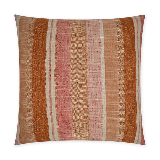 Prologue Terracotta Global Orange Large Throw Pillow With Insert Throw Pillows LOOMLAN By D.V. Kap