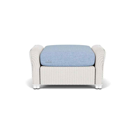 Lloyd Flanders Reflections Wicker 30" Ottoman Sunbrella Cushion