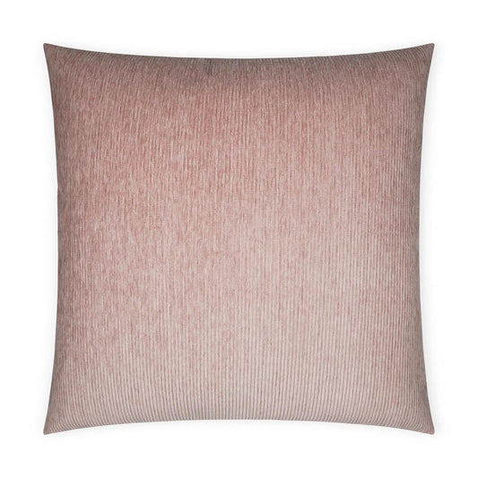 Ridges Blush Solid Stripes Textured Blush Large Throw Pillow With Insert Throw Pillows LOOMLAN By D.V. Kap