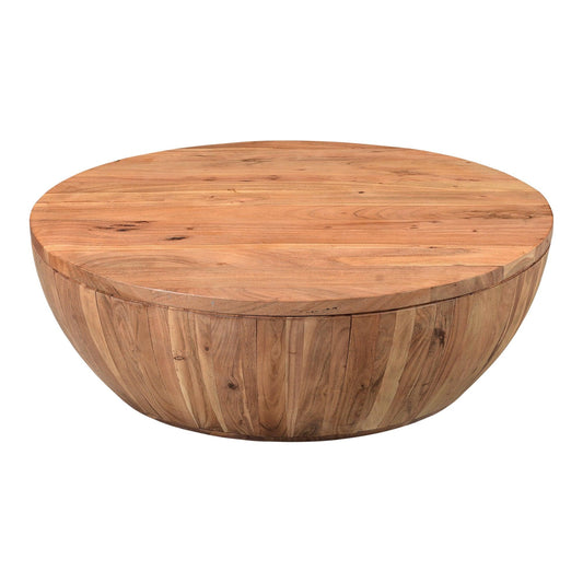 Rustic Solid Acacia Wood Coffee Table Coffee Tables LOOMLAN By Moe's Home