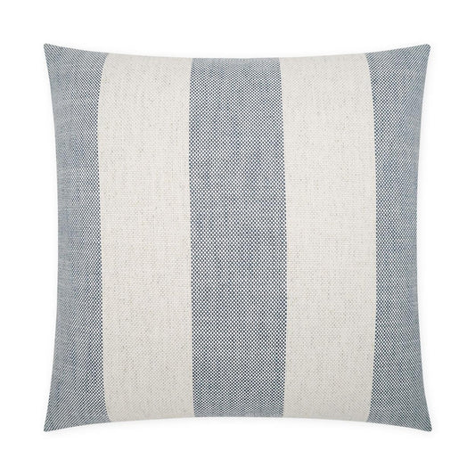 D.V. Kap Skippy Harbor Stripes Blue Large Throw Pillow Insert