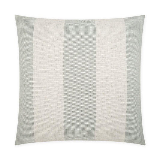 D.V. Kap Skippy Moss Stripes Mist Large Throw Pillow Insert