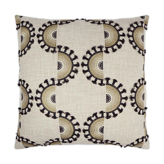 D.V. Kap Solara Desert Tan Black Large Throw Pillow Insert