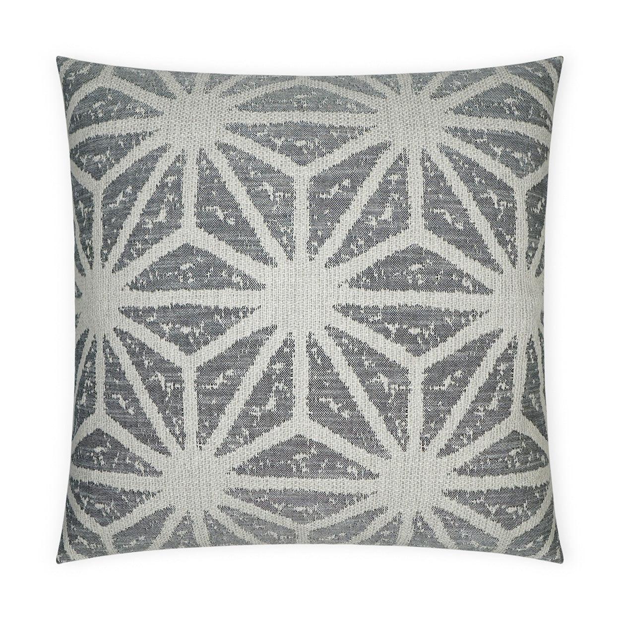 Solazzo Charcoal Geometrical Grey Tan Taupe Large Throw Pillow With Insert Throw Pillows LOOMLAN By D.V. Kap