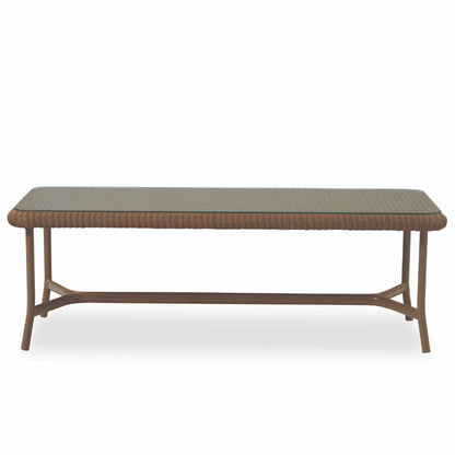 Solstice Outdoor Rectangle Coffee Table Patio Furniture Outdoor Side Tables LOOMLAN By Lloyd Flanders