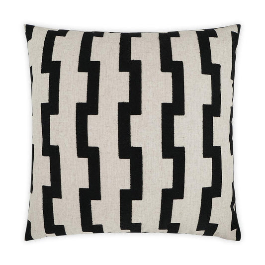 D.V. Kap Steps Geometric Global Black Large Throw Pillow Insert