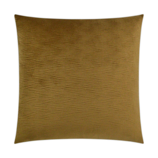 D.V. Kap Stream Walnut Solid Tan Taupe Large Throw Pillow Insert