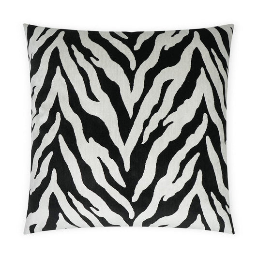 D.V. Kap Tanja Ebony Animal Black Large Throw Pillow Insert