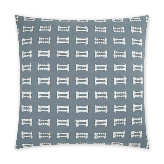 D.V. Kap Tassels Seaside Slate Blue Large Throw Pillow Insert