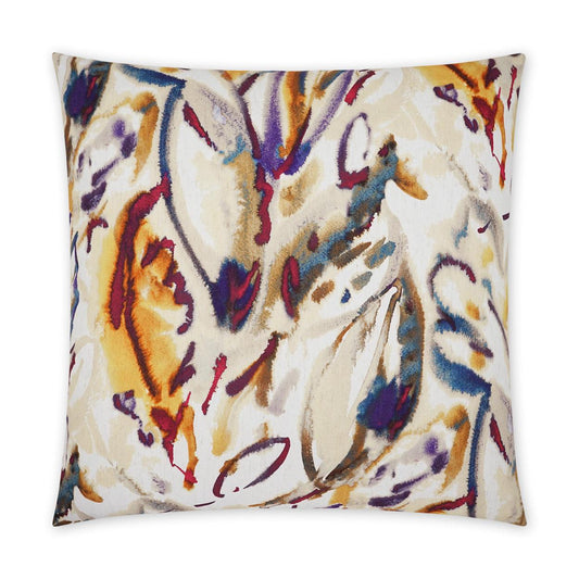D.V. Kap Tisane Berry Abstract Floral Large Throw Pillow Insert