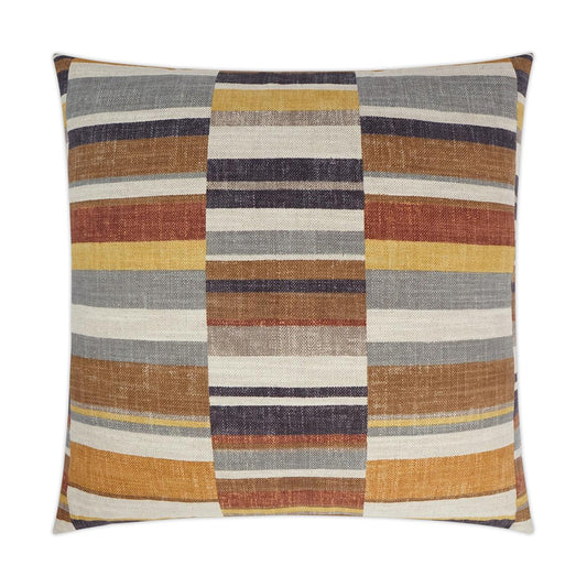 D.V. Kap Tumbler Western Chic Abstract Brown Large Throw Pillow
