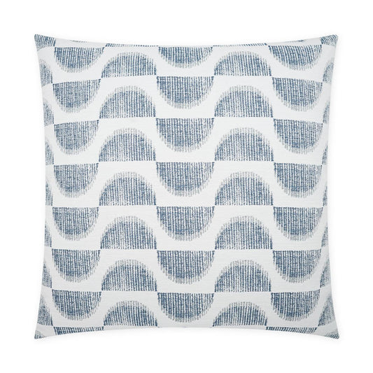 D.V. Kap Ullman Cobalt Geometric Blue Large Throw Pillow Insert