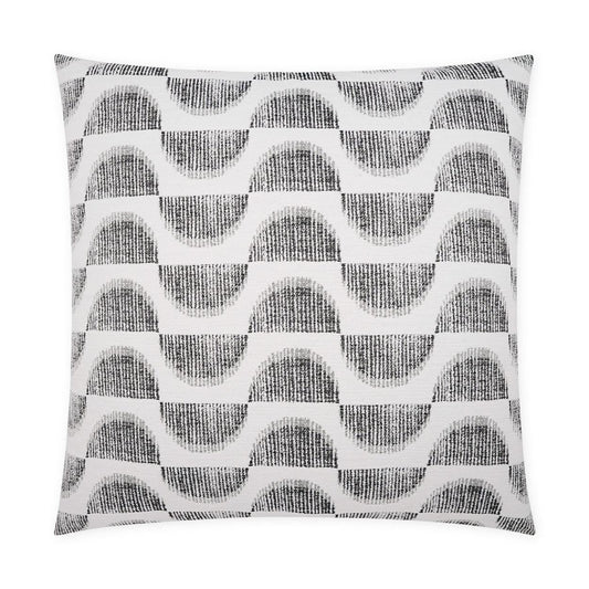 D.V. Kap Ullman Domino Geometric Black Large Throw Pillow Insert