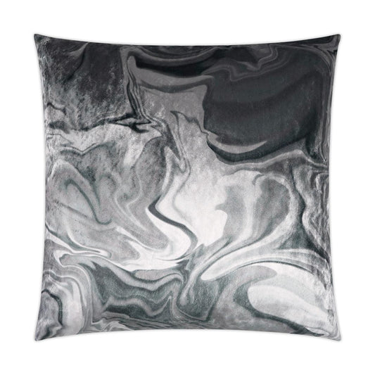 D.V. Kap Ural Quartz Abstract Grey Large Throw Pillow Insert