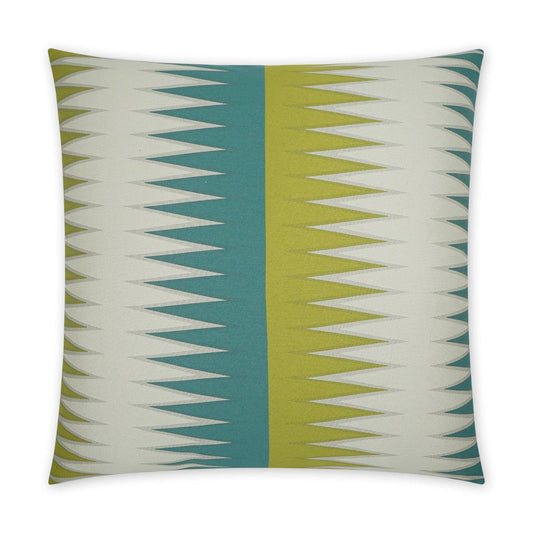 D.V. Kap Vamanos Caribbean Green Teal Large Throw Pillow Insert