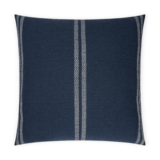 D.V. Kap Vendella Navy Global Navy Large Throw Pillow Insert