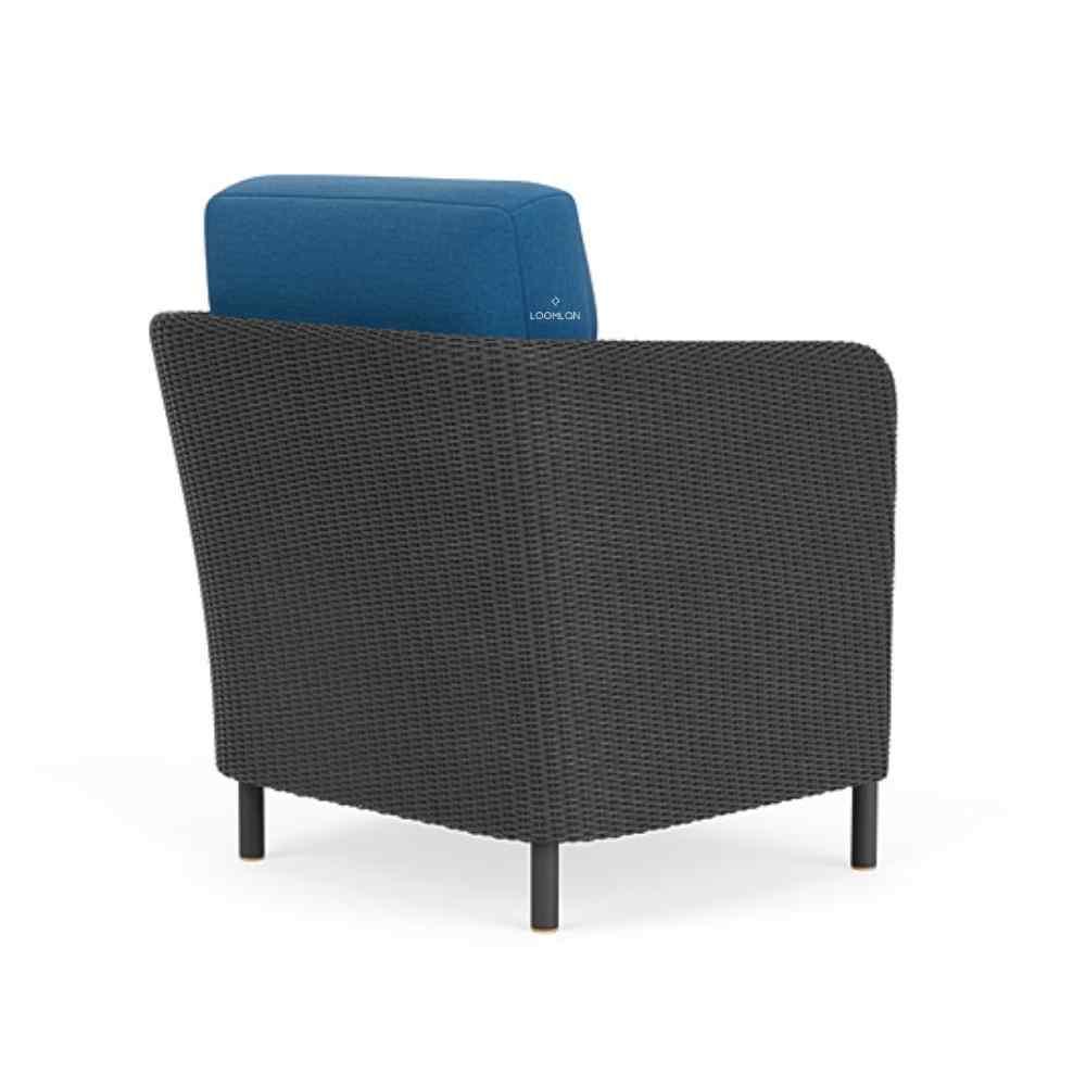 Visions Dining Armchair Premium Wicker Furniture Outdoor Dining Chairs LOOMLAN By Lloyd Flanders