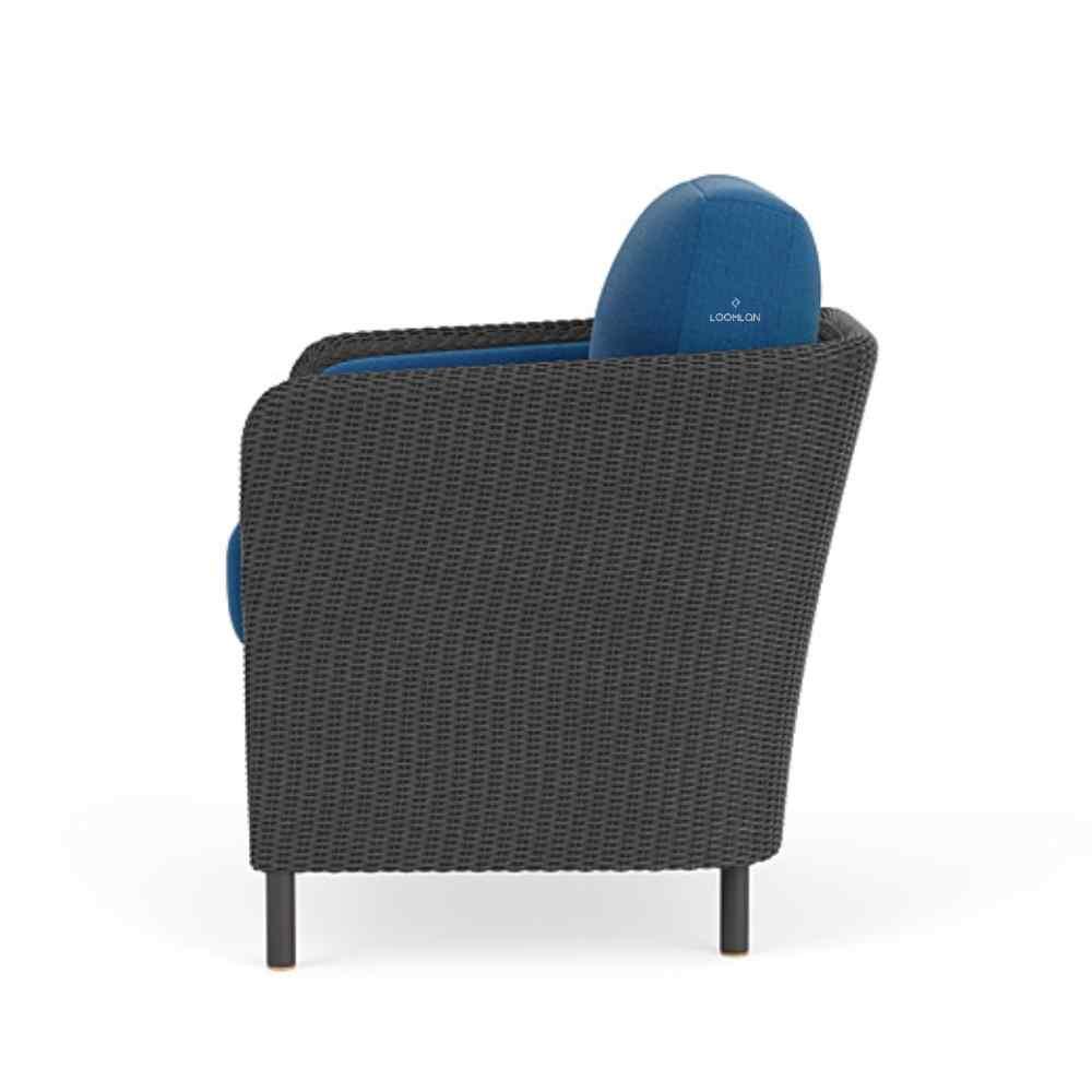 Visions Dining Armchair Premium Wicker Furniture Outdoor Dining Chairs LOOMLAN By Lloyd Flanders