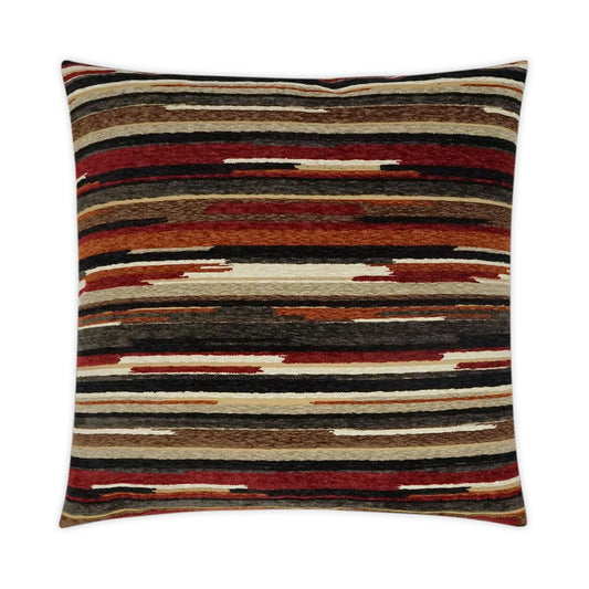 D.V. Kap Vivid Cayenne Western Chic Red Large Throw Pillow