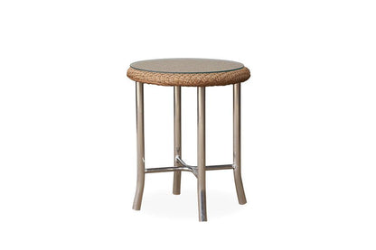 Weekend Retreat 20" Round End Table Outdoor Side Tables LOOMLAN By Lloyd Flanders