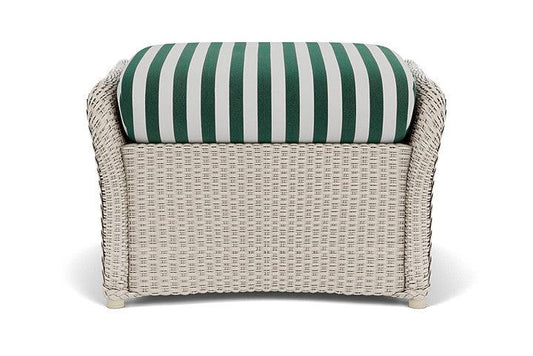 Lloyd Flanders Weekend Retreat Ottoman All Weather Wicker