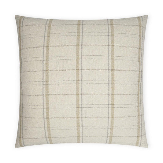 D.V. Kap Wooly Bully Cream Textured Large Throw Pillow Insert
