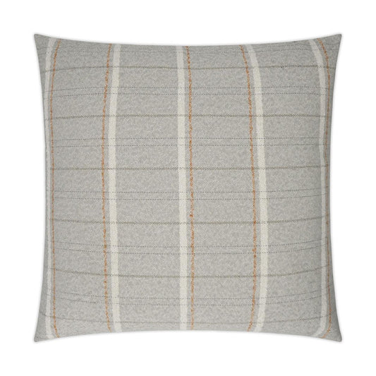 D.V. Kap Wooly Bully Grey Textured Large Throw Pillow Insert