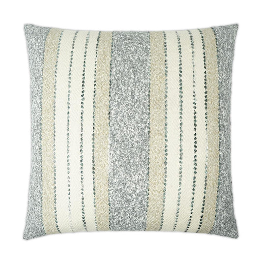 D.V. Kap Woven Path Stripes Slate Blue Large Throw Pillow Insert