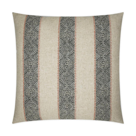 D.V. Kap Zadar Global Tan Taupe Red Large Throw Pillow Insert