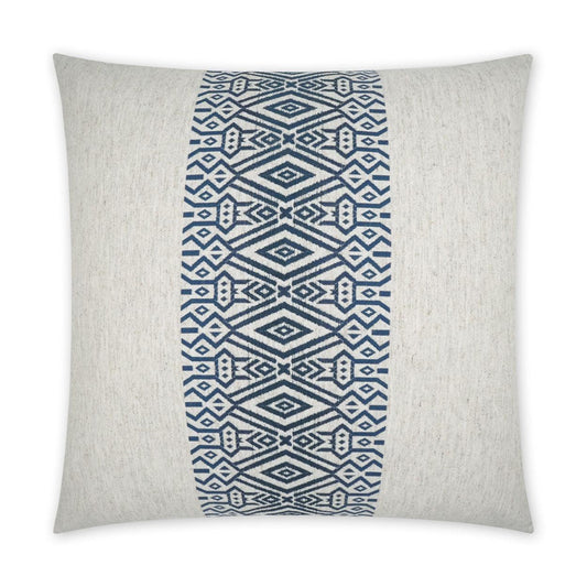 D.V. Kap Zinga Indigo Band Navy Large Throw Pillow Insert