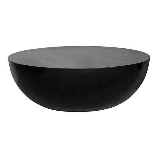 Insitu Contemporary Concrete Black Round Coffee Table